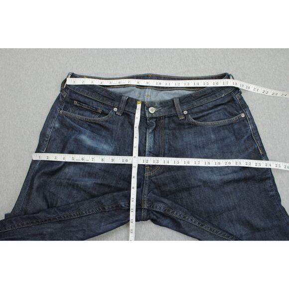 Bonobos Jeans Mens 33 x 32 Blue Cotton Blend Stretch Athletic Fit Dark Wash - Picture 7 of 8